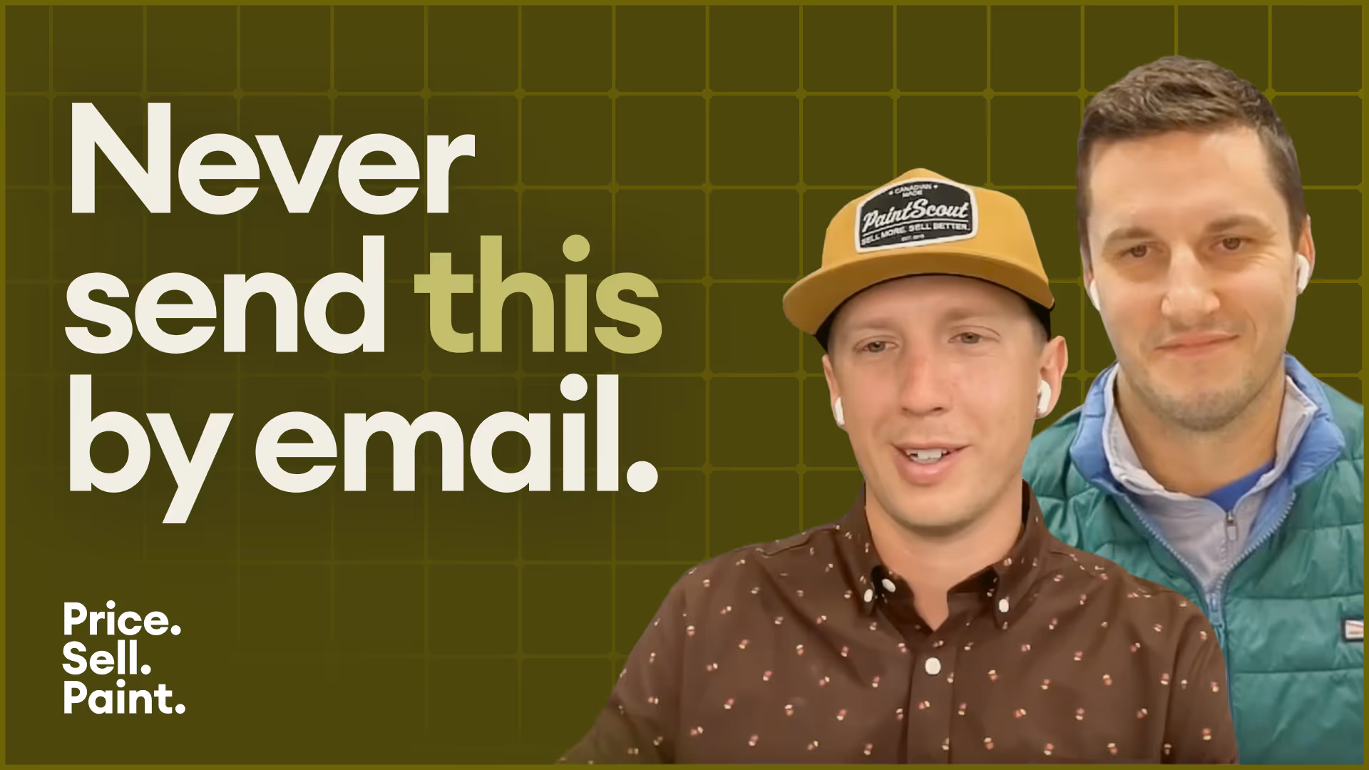 YouTube thumbnail for the episode of the Price. Sell. Paint podcast.
