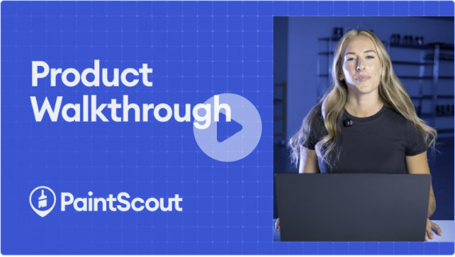 PaintScout platform video walkthrough preview